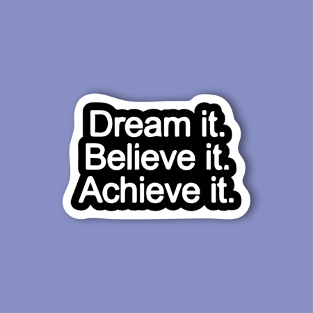 ستيكر  جوال  (Dream it)