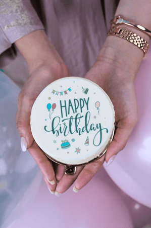 كيك يوم الميلاد  حجم صغير