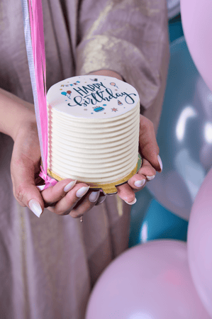 كيك يوم الميلاد  حجم صغير