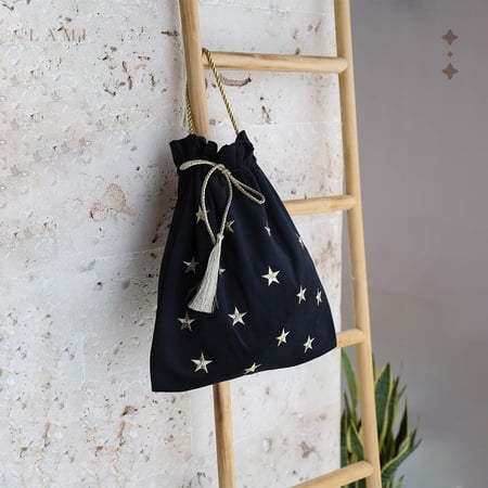 كيس عباية مطرز - نجوم