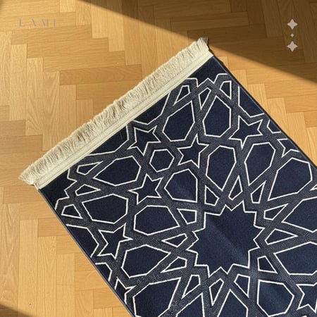 سجادة صلاة سميكة كحلي