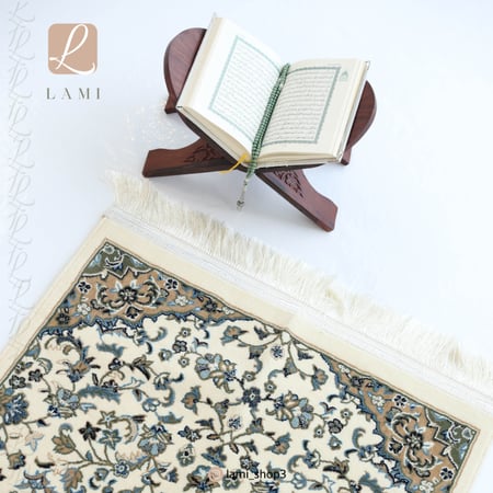 سجادة صلاة الروضة الشريفة - بيج