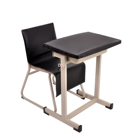 طقم غطاء طاولة  وكرسي جلد اسود