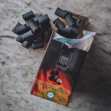 فحم لارا اصابع من جوز الهند رائع يدوم طويلا