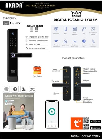 مقبض الكتروني | Akada RE039