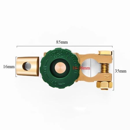 مفتاح فاصل لبطارية السيارات ذات الإصبع - Car battery disconnect switch
