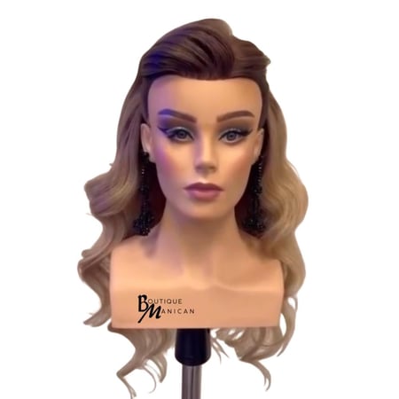 مانيكان كتف اوربي جذور مصبوغة