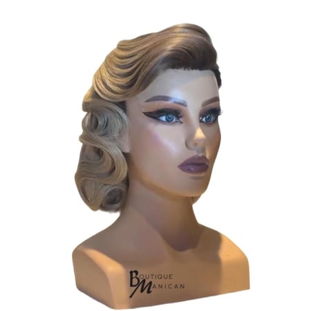 مانيكان كتف اوربي جذور مصبوغة