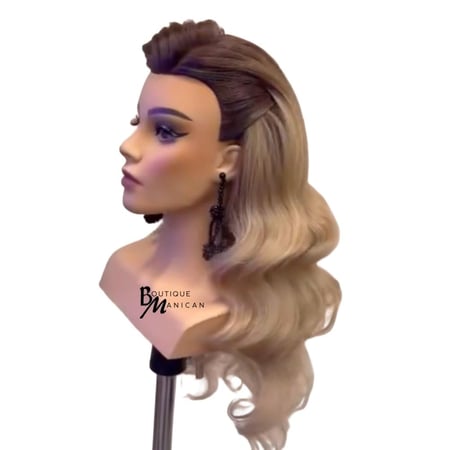 مانيكان كتف اوربي جذور مصبوغة