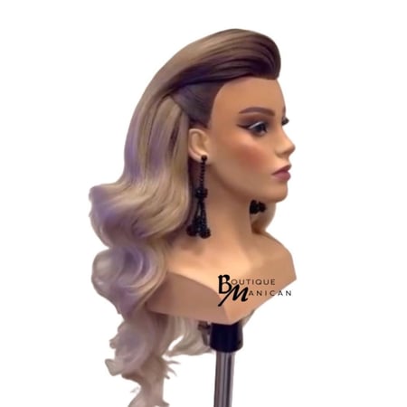 مانيكان كتف اوربي جذور مصبوغة