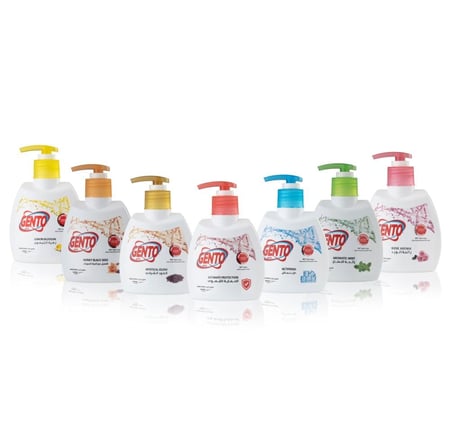 جنتو صابون اليد متعدد الروائح 200 مل - 7 حبات