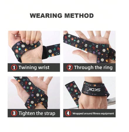 ليفتيـنغ ستراب (Lifting Straps) SKDK لدعم القبضة ورفع الأثقال