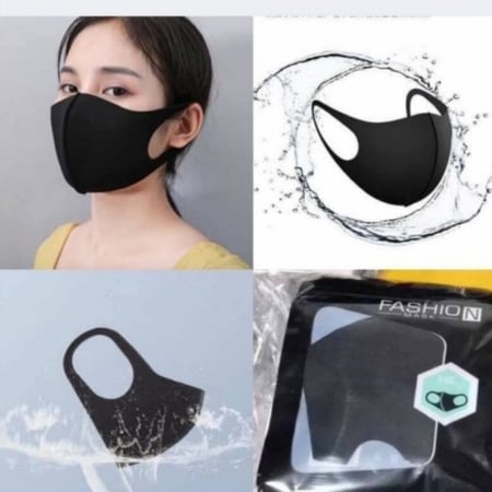 كمامة قماش لون أسود