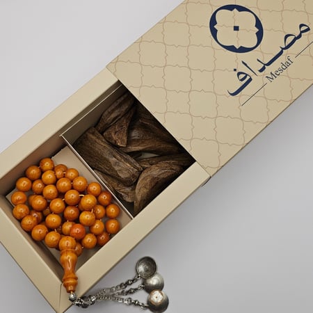 سبحة بكلايت مع 3 أوقيات مروكي كسر مباخر
