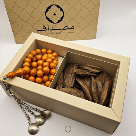 سبحة بكلايت مع 3 أوقيات مروكي كسر مباخر