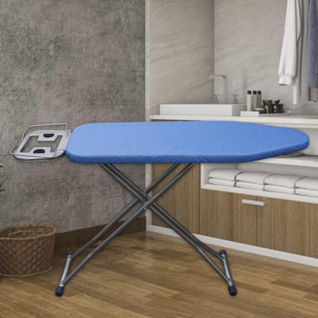 طاولة كوي سول ستار قماش ازرق مقاوم للحرارة 110*33 سم