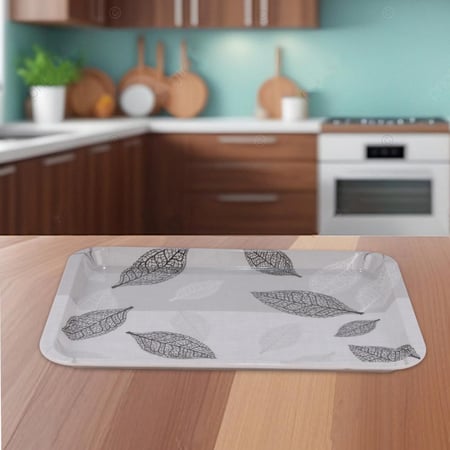 تباسي ميلامين مستطيل مشجر 30*21.5CM