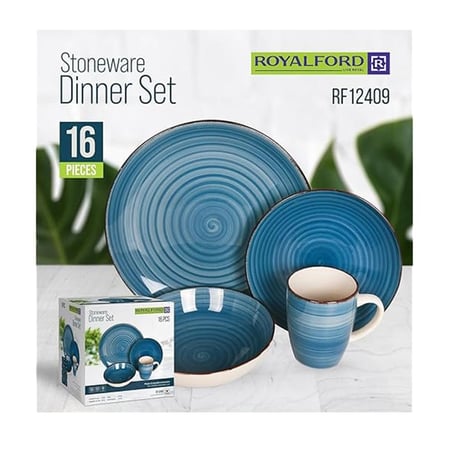 طقم عشاء رويال فورد مدور 16 قطعة