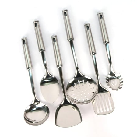 طقم ملاعق طبخ استيل 7 قطع بستاند