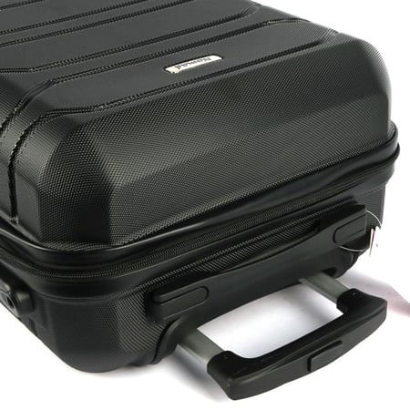 شنط سفر  فايبر لون أسود مقاس 20