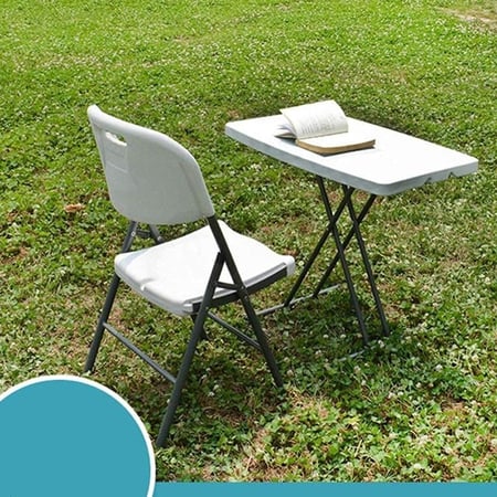 طاولة فايبر مستطيل رجول حديد سفط  85*8*51.5 سم