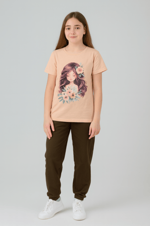 ترنج بناتي باللون البيج