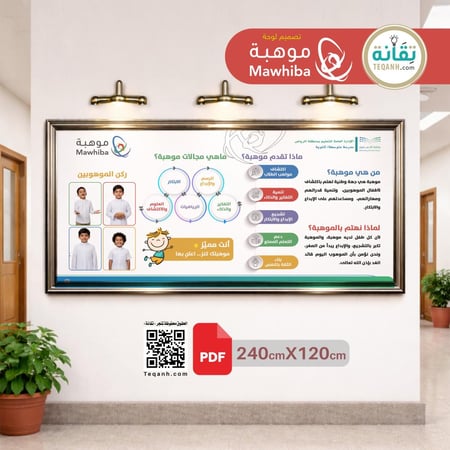 تصميم لوحة « موهبة » للطفولة المبكرة والابتدائية