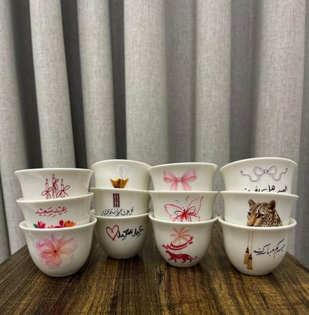 فناجين عيد الأضحى (درزن) 12 حبة