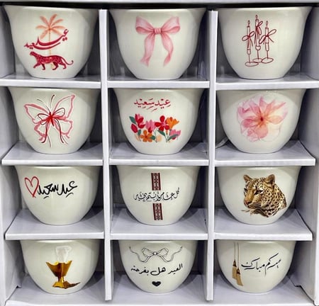 فناجين عيد الأضحى (درزن) 12 حبة