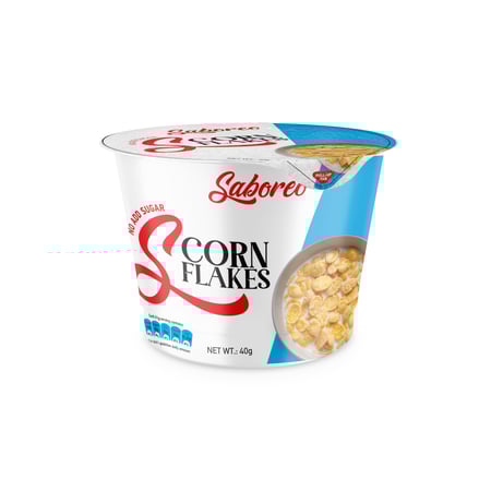 سيريال كورن فليكس اكواب سابوريو saboreo بدون سكر