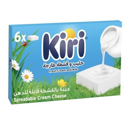 جبنة قابلة للدهن من كيري –  6 قطع