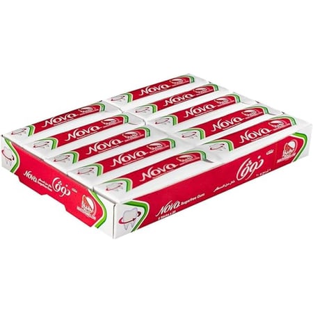 علك نوفا بطيخ بدون سكر