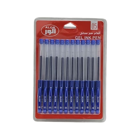 أقلام حبر ALOR الزرقاء – 12 قلم - AL-9290-1