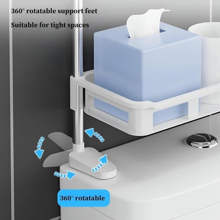 رفوف معلقة ثلاثية – بلاستيك أبيض – 3 طبقات – AL-8856