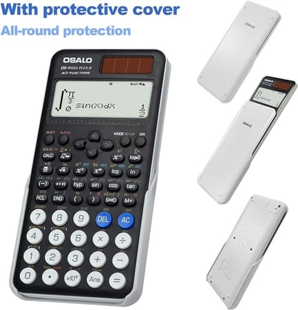 حاسبة OSALO العلمية للطلاب - OS-991EX CW (الطاقة الشمسية والبطارية مع 552 وظيفة)