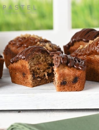مافن الموز - لوف (9 حبات )-   Banana Muffins-Loafs (9 pieces)