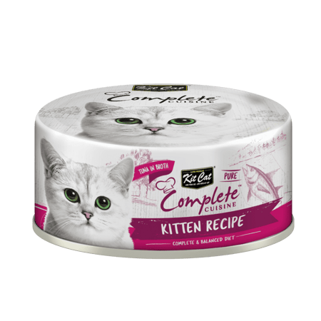 كيت كات طعام رطب متكامل بالتونة في المرق للقطط الصغيرة- 24 حبة*70 جرام