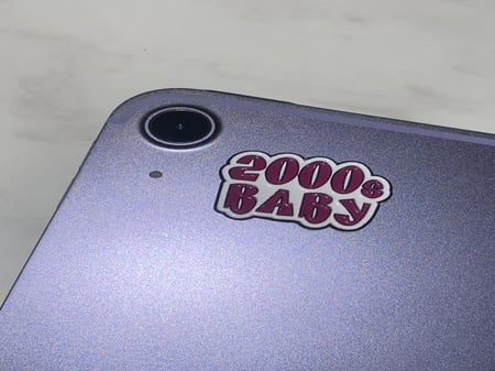 ملصق حديد مواليد الفين