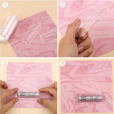 قطعة بلاستيك شفافه لاصقه للتوزيعات