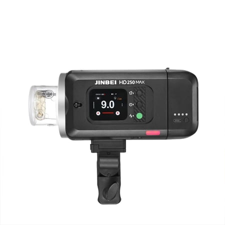 فلاش استوديو تصوير احترافي Jinbei HD-250 MAX لاسلكي – باكيج متكامل 220 واط