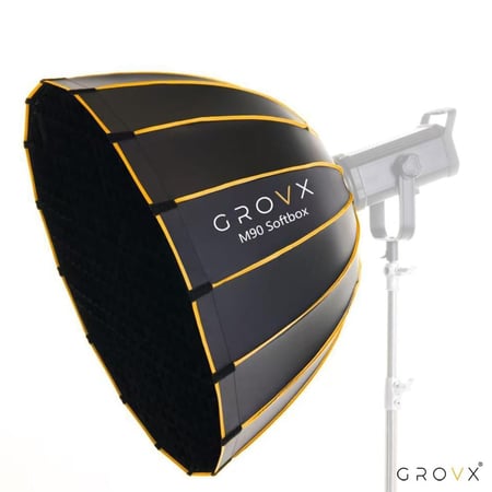 ديب سوفت بوكس بارابوليك 90 سم Bowens – GROVX M90 لإضاءة LED والفلاش للتصوير الاحترافي