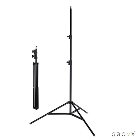 باكيج استديو إضاءة تصوير LED احترافي 600 واط ثنائي اللون – GROVX SL-300 Bi II لصناع المحتوى وتصوير المنتجات والأطفال للجوال والكاميرا