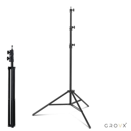 إضاءة استديو تصوير LED احترافية باكيج متكامل 320 واط ثنائية اللون – GROVX LA300 Bi Pro للجوال والفيديو