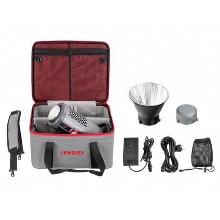 باكيج إضاءة تصوير فيديو احترافي 150 واط | ثنائي اللون & RGB بيوتي دش + استاند للجوال والكاميرا EFC-150 RGB LED video light