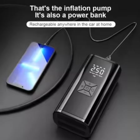 منفاخ كفرات اقتصادي لاسلكي للسيارة