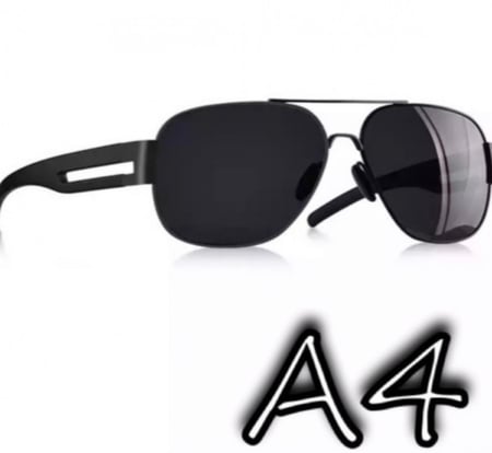 نظارة شمسية بتقنية Hd polarized رجالية رسمية A4