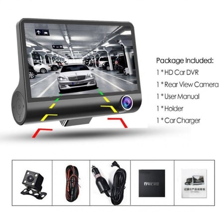 داش كام كاميرا - انواع الداش كام - داش كام اماميه وخلفيه - داش كام