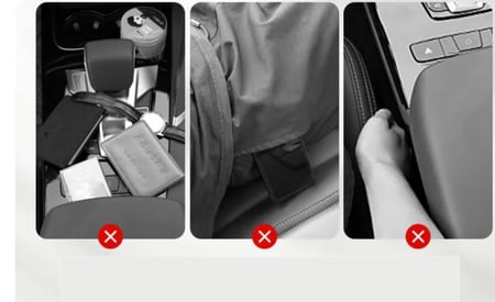 منظم اغراض للسيارة - قطعتين - جهة الراكب وجهة السائق