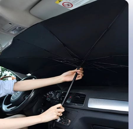 مظلة شمسية للسيارات للوقاية من الشمس داخلية للقزاز الامامي