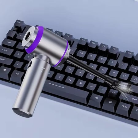 مكنسة كهربائية محمولة لاسلكية للسيارة شفط ونفخ 2 في 1